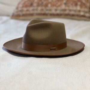 GIGI PIP Monroe Rancher Fedora Hat in Brown